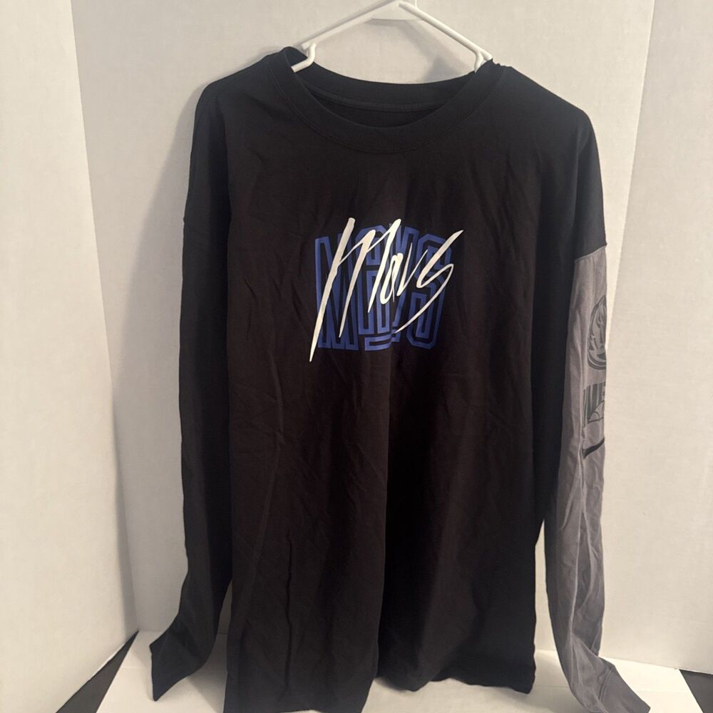 Dallas Mavericks The Nike Tee Long Sleeve Shirt Men's XL Loose Fit NBA NWT